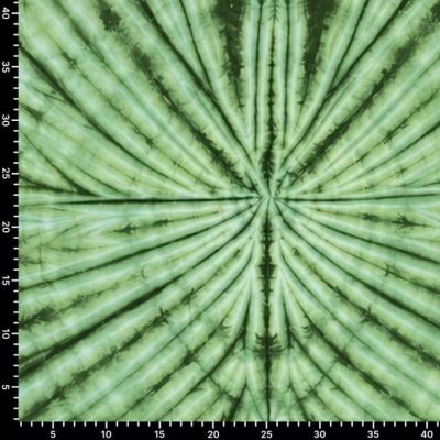 Pareo/sarong in green with batik print BALI218 (2)