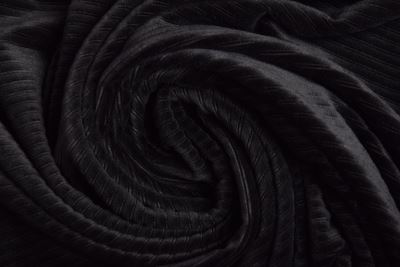Nicky velor in black with ribbing 65292 (3)