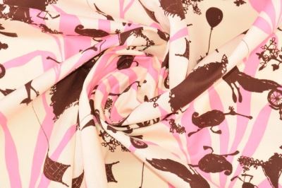 American animal print patchwork cotton TG82-Pink (3)