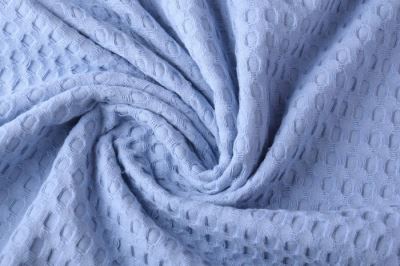 Waffle fabric in light blue color KC8100-004 (3)