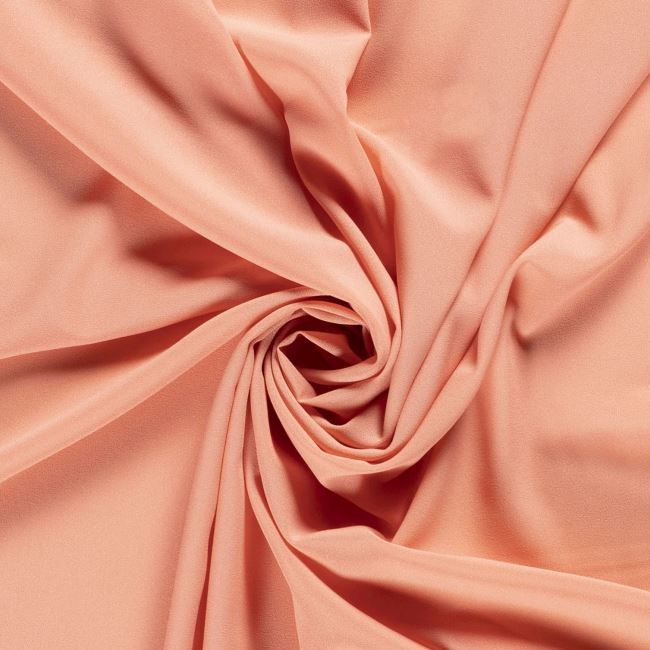 Crepe chiffon in salmon color 03956/037