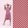 Costume knitwear in pale pink color with polka dots 15167/012