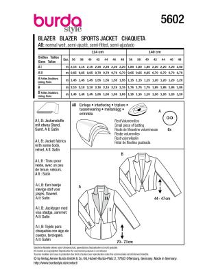 Women's jacket cut in size 36-48 5602 (1)