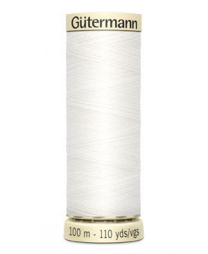 Universal sewing thread Gütermann in white color 800