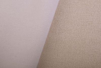 Thick fleece for sweatshirts/jackets in cream color TI1015