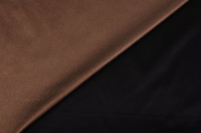 Flexible leatherette in golden-brown color 03629/060