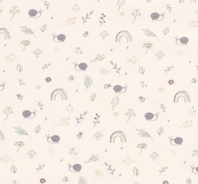 Cream-colored cotton knit with snail print 21700/051 (1)