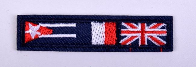 Iron-on patch with flag motif XD-30401