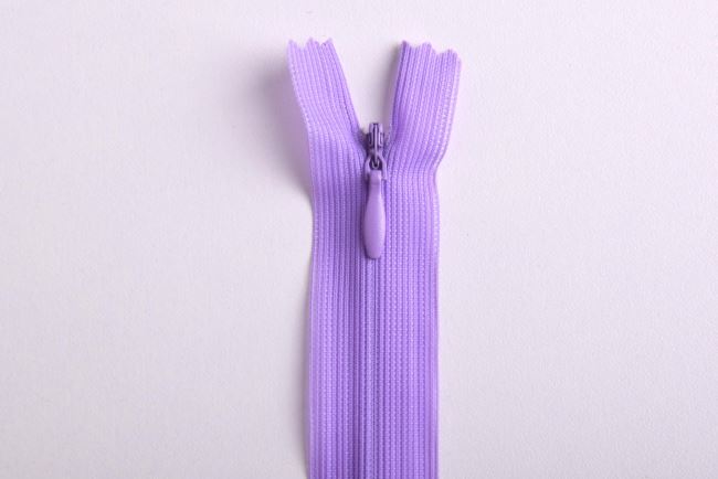 Hidden zipper in purple 45 cm I-3W0-45-166