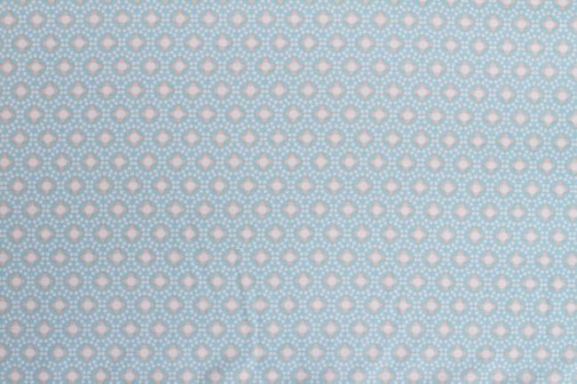 Light blue cotton with pattern 6496/2