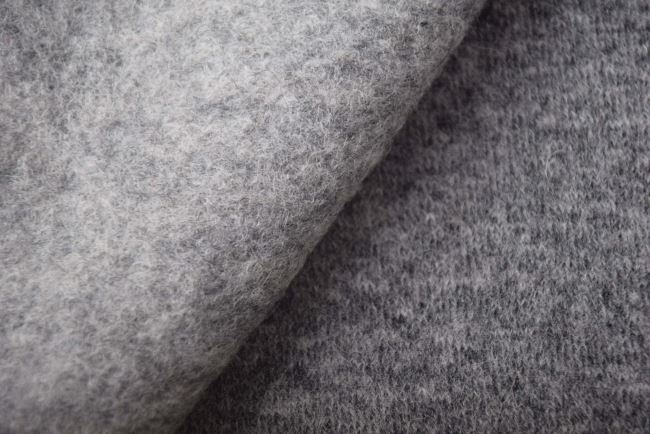 Boiled wool in grey melar color DS-GL21091