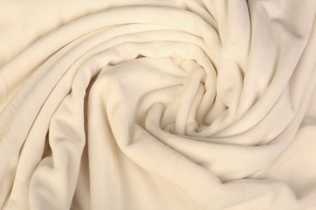 Clothing velvet in cream color 03314/051