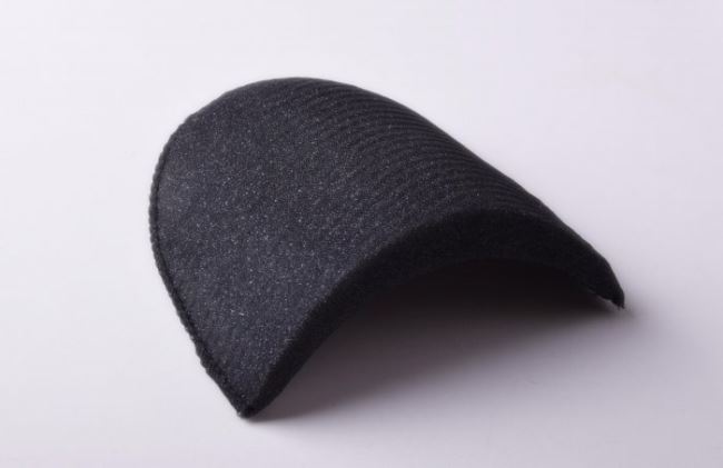 Shoulder pad black 15x12 cm