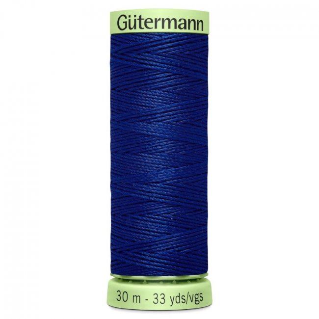 Extra strong Gütermann sewing thread in deep blue color J-214