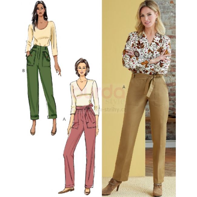 Butterick fit for women's trousers in size 42-50 B6864-F5