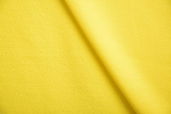 French Terry sweatpants in bright yellow color TG77136