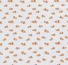 Cotton knit in light gray with fish print 17960/061