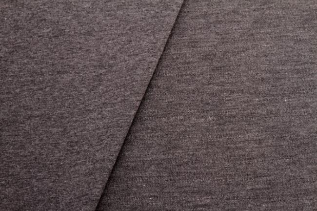 Sweat fabric dark gray 02189/068
