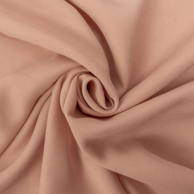 Brushed viscose in old pink color 0796/092