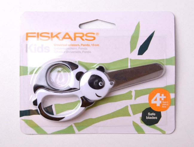 Fiskars children's scissors with panda design 13 cm 1004613