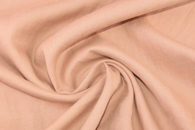 Washed linen in salmon color 0872/536