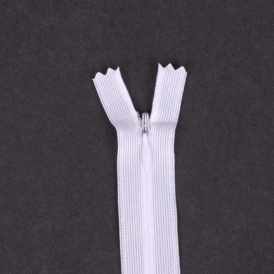 Hidden zipper white 45cm I-3W0-45-101