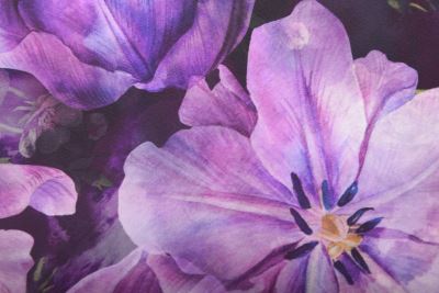 Barbie costume fabric with digital print of purple flowers SMT-SC_H5187A (3)