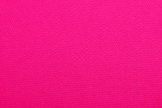 Functional knitwear of 2nd quality in deep pink color with a small pattern MOR898222