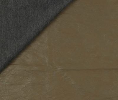 Leatherette in khaki color 90204/215 Leatherette in khaki color 90204/215