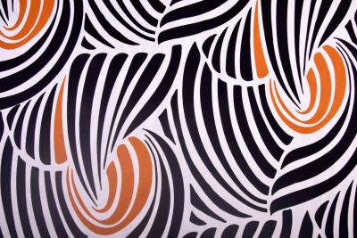 Viscose knit in white with abstract print MI20337/905 (2)