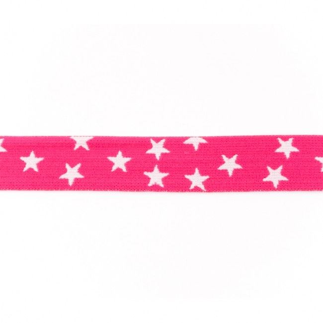 Pink decorative rubber with stars 41625