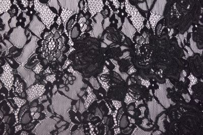 Black lace with flower motif CCS03044/5 (1)