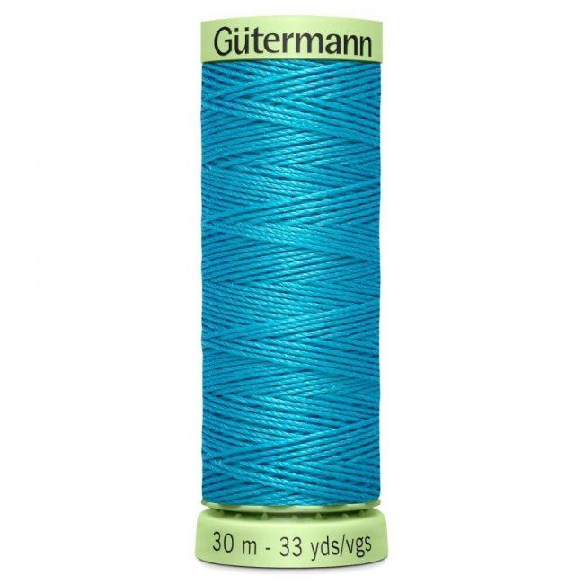 Extra strong sewing thread Gütermann in dark turquoise color J-736