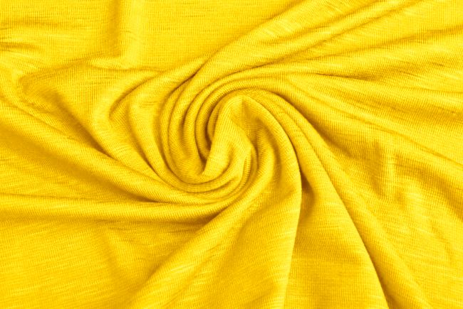 Viscose knit in yellow color TU76980