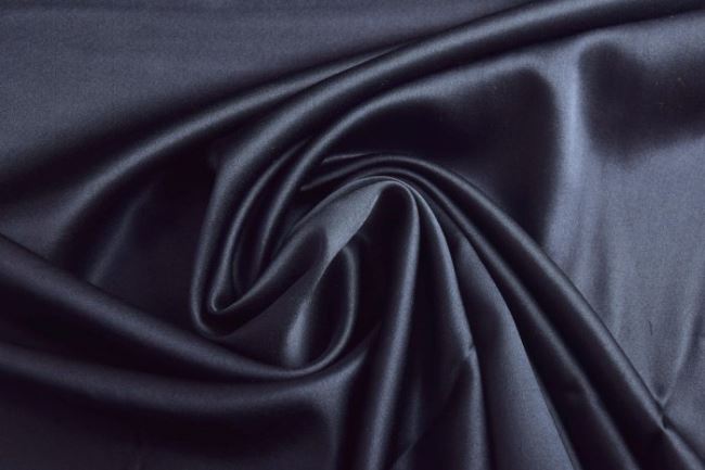 Flexible silk in dark blue color 0880/600