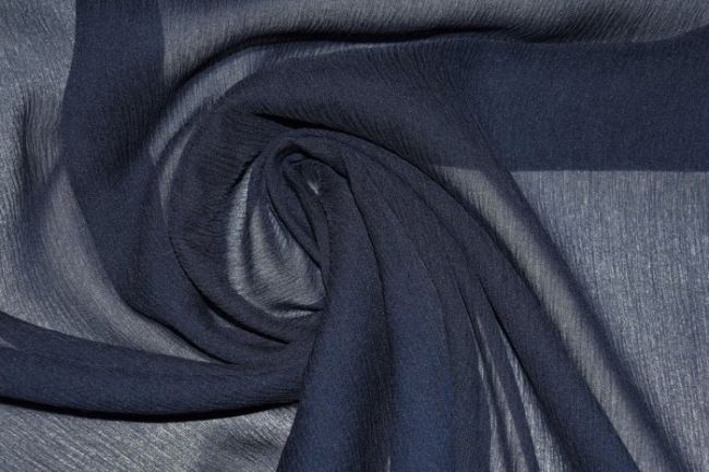 Fine silk in dark blue color HE008