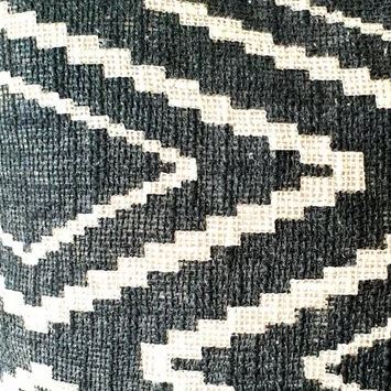 Cushion cover from Bali in black color with a geometric pattern, size 50x50 cm BALI19 (2)