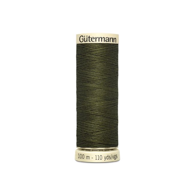 Universal sewing thread Gütermann in dark khaki color 399