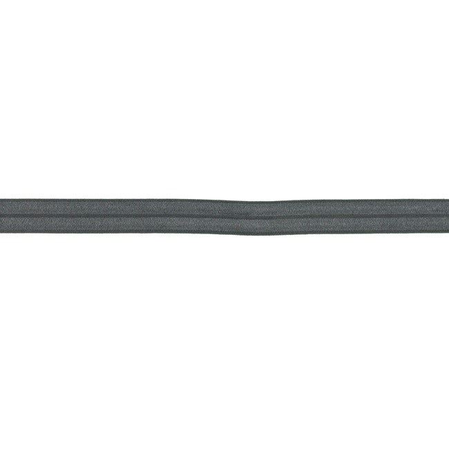 Edging elastic in dark gray color 1.5 cm wide 11339