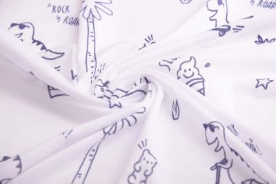 Cream-colored cotton knit with dinosaur and text print TU26453 (4)
