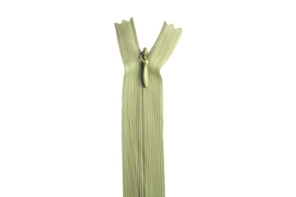 Hidden zipper in gray green color 35cm I-3W0-35-323