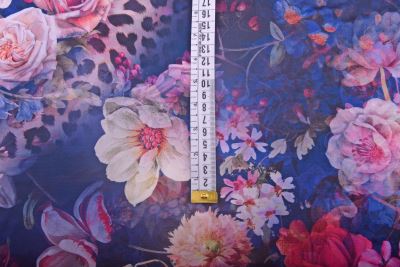 Kimo knit in blue purple color with digital flower print NLSC4804F (4)