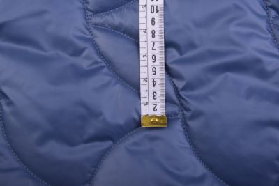 Seam in blue color with decorative stitching and lining TM03 (2)