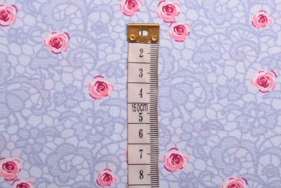 Poplin in light blue with a print of small flowers 19401/002 (2)