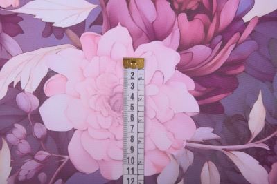 Barbie costume fabric in purple with digital flower print SMT-PR592E (3)