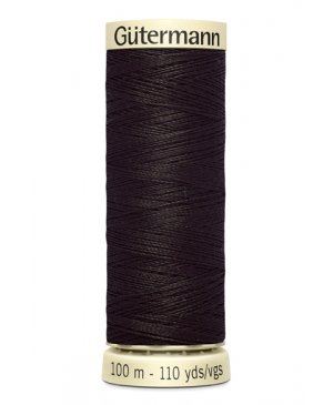 Universal sewing thread Gütermann in dark brown color 682