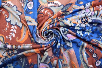 Knitted fabric with decorative ornament print MI57159/906 (7)