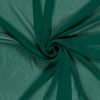 Chiffon in dark green color 03969/128