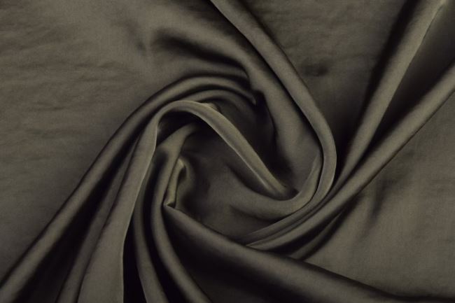 Artificial silk in khaki color 0296/213