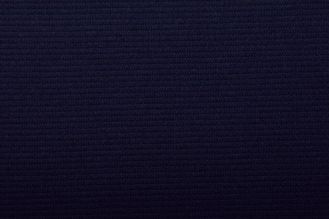 Rib knit in dark blue color PAR153